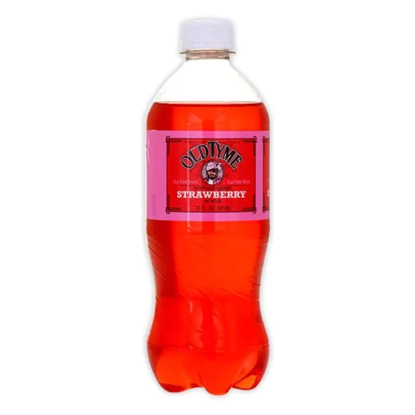 Old Tyme Soda Strawberry 20oz 24xPack