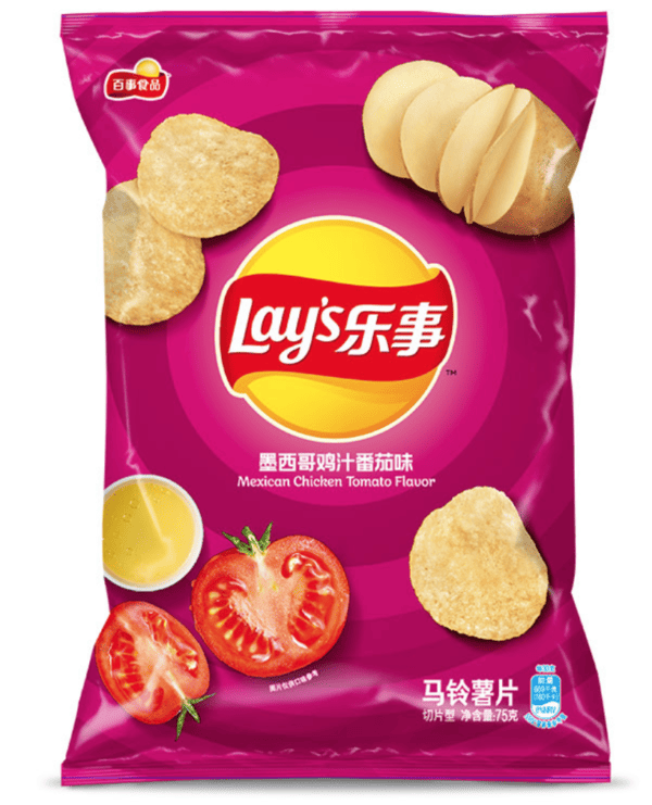 Lays Mexican Chicken and Tomato China Style 12×165 g