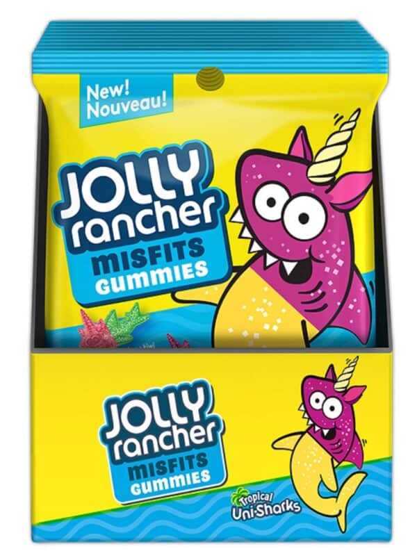 Jolly Rancher Misfits Gummy Tropical Uni-Shark 10×182