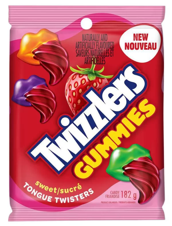Twizzlers Gummies Tongue Twisters Sweet 10×182 g