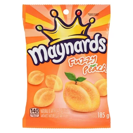 Maynards Fuzzy Peach 12×185 g