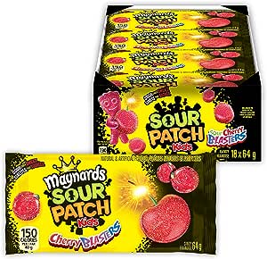 Maynards Sour Patch Kids Sour Cherry Blasters 18×64 g