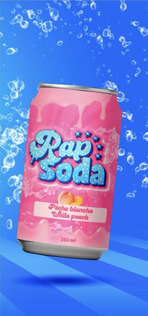 Rap Soda – White Peach 24x355ml