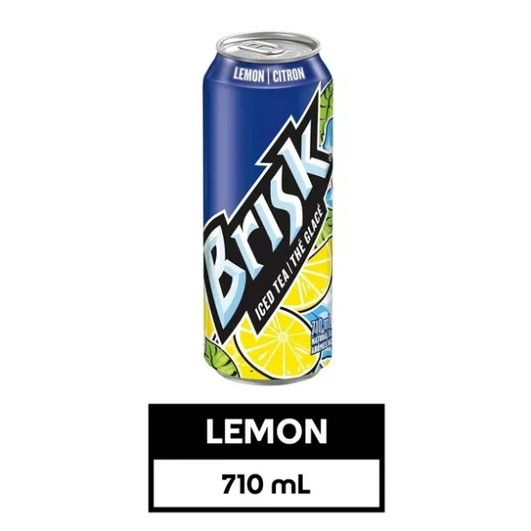 Lemonade Tea Brisk From Canada – 710 ml X 12 Cans