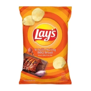 Lay’S Potato Chips Brazil BBQ Pork Rib 58G X100 Bags