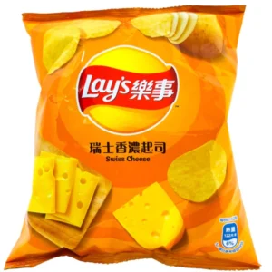 Lays Potato Chips – Swiss Cheese Flavour 43gX12 Bags