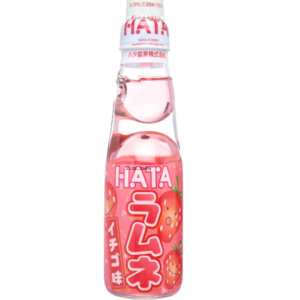 Hatakosen Ramune Strawberry 200 mL (30 Pack)