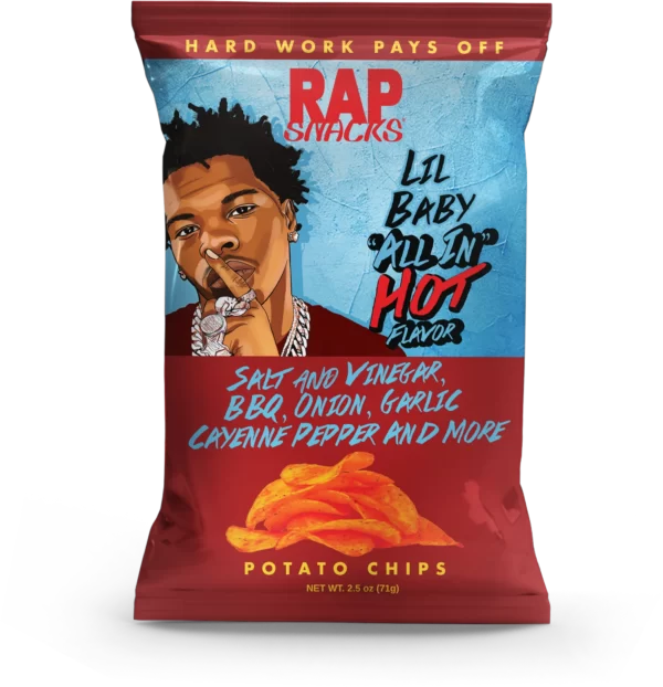 Rap Snacks Lil Baby All-In Hot Chips 24Xpack