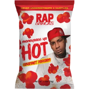 Rap Snacks Money Bagg Yo Hot Popcorn 24x pack