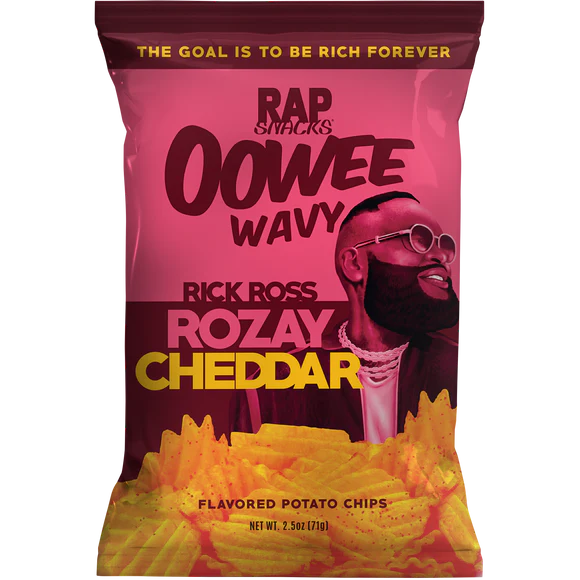 Rap Snacks Rick Ross Rozay Cheddar Chips 24Xpack