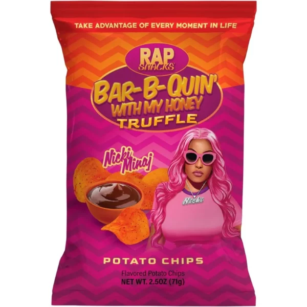 Rap Snacks Nicki Minaj BBQ Truffles Chips 24Xpack