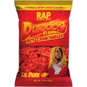 Rap Snacks Durkio’s Flames Hot Crunchables 24xPack