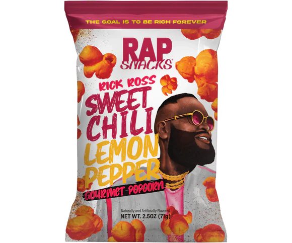Rap Snacks Rick Ross Lemon Pepper Popcorn 24xPack